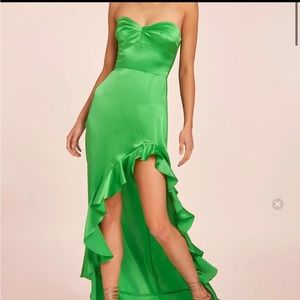 Amanda UpRichard Amalia Dress, Kelly Green, NWT